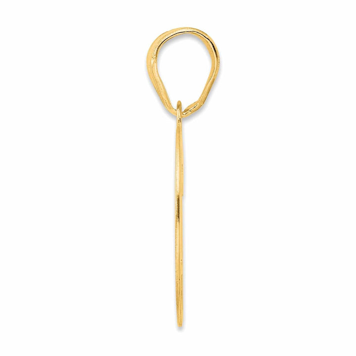 Lovely Rita's Pendants & Charms 14k Yellow Gold Polished Finish Number 79 Charm Pendant
