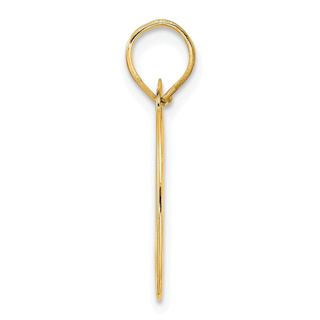 Lovely Rita's Pendants & Charms 14k Yellow Gold Polished Finish Number 80 Charm Pendant