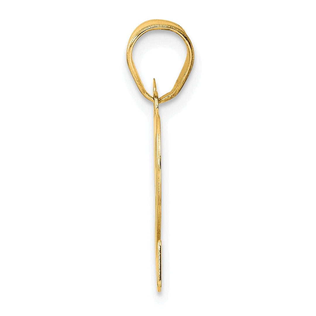 Lovely Rita's Pendants & Charms 14k Yellow Gold Polished Finish Number 82 Charm Pendant
