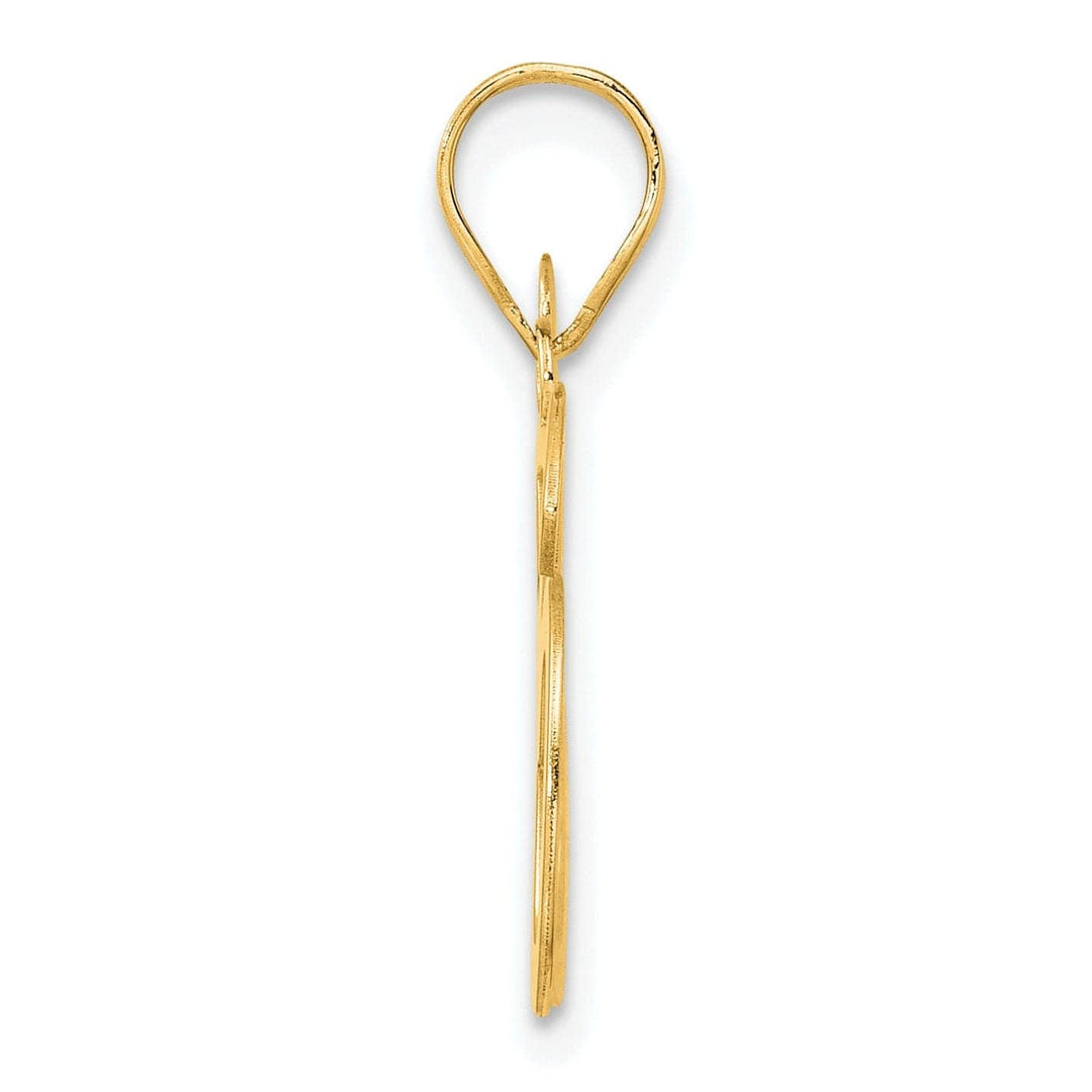 Lovely Rita's Pendants & Charms 14k Yellow Gold Polished Finish Number 86 Charm Pendant