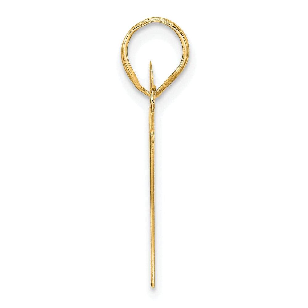 Lovely Rita's Pendants & Charms 14k Yellow Gold Polished Finish Number 87 Charm Pendant