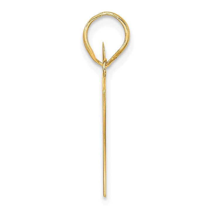 Lovely Rita's Pendants & Charms 14k Yellow Gold Polished Finish Number 87 Charm Pendant