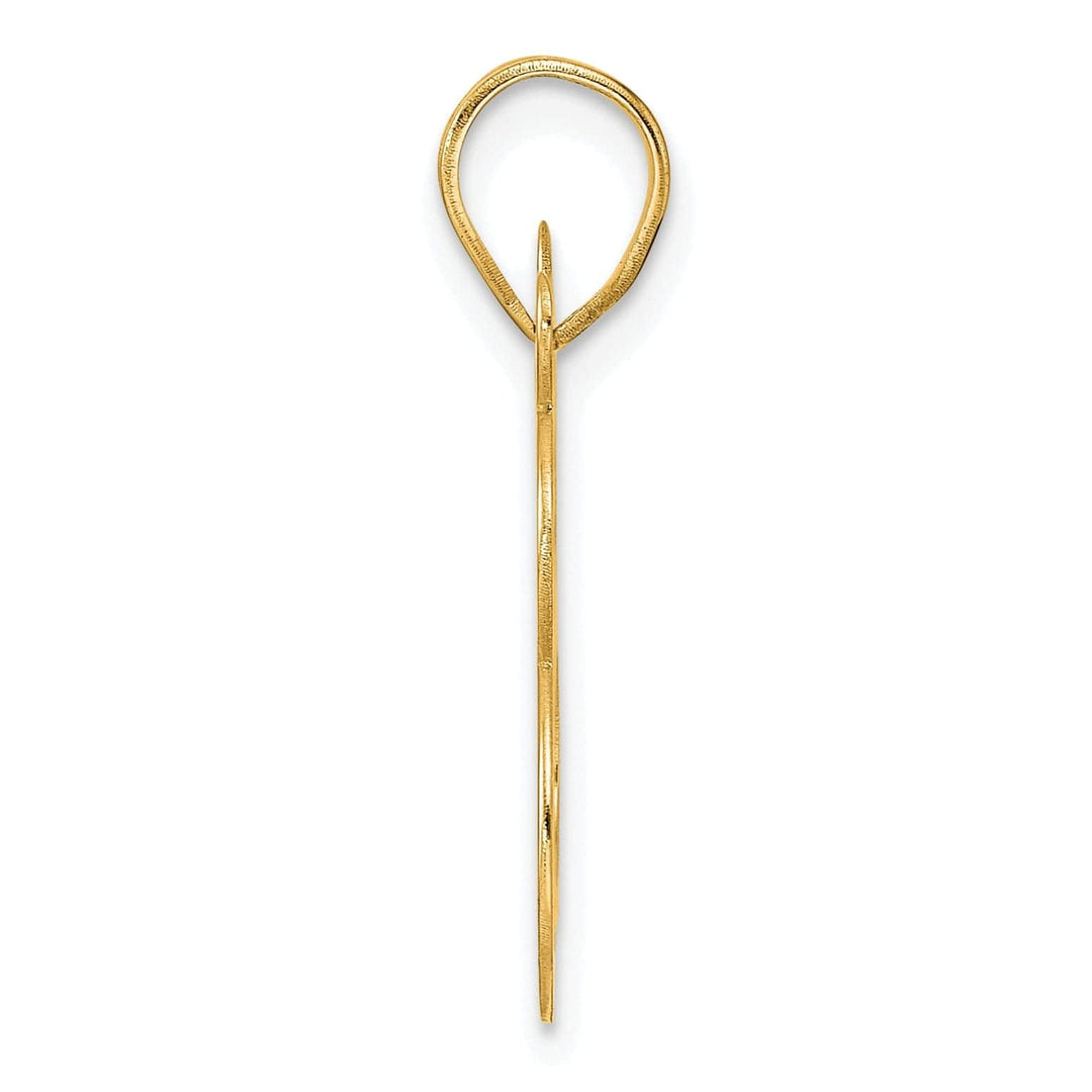 Lovely Rita's Pendants & Charms 14k Yellow Gold Polished Finish Number 88 Charm Pendant