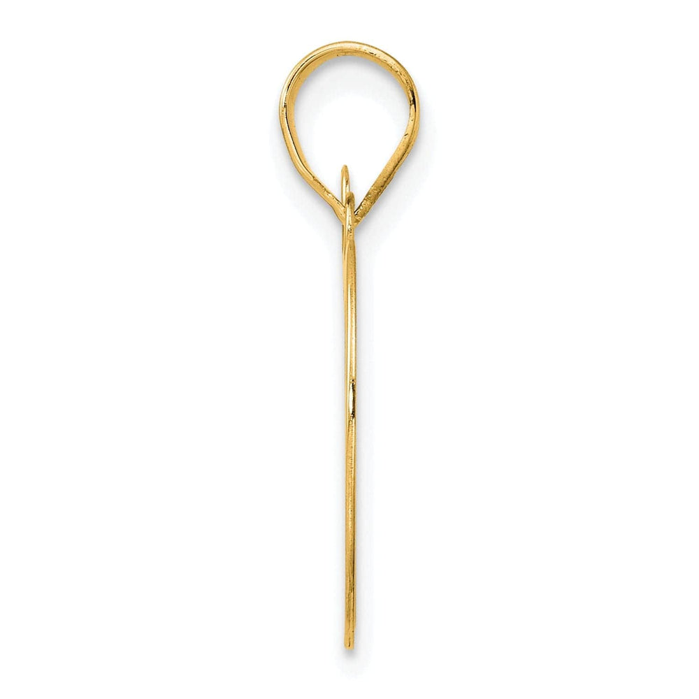 Lovely Rita's Pendants & Charms 14k Yellow Gold Polished Finish Number 89 Charm Pendant