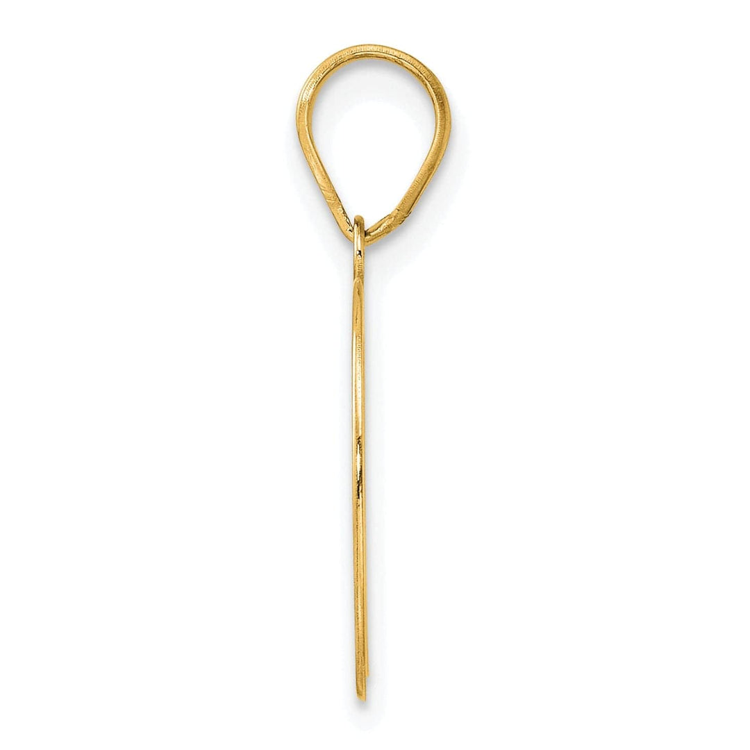 Lovely Rita's Pendants & Charms 14k Yellow Gold Polished Finish Number 90 Charm Pendant