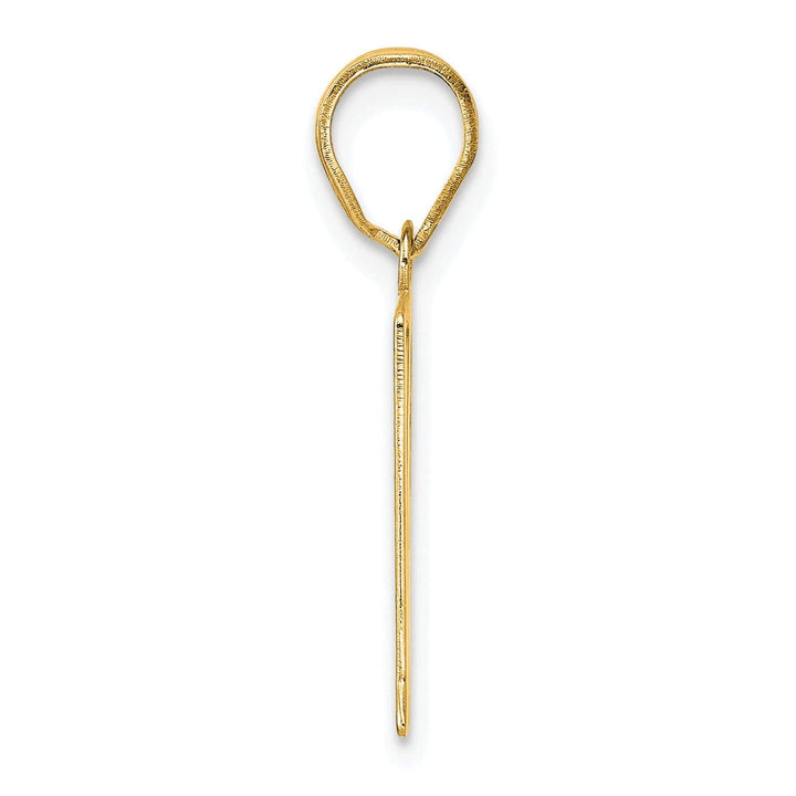 Lovely Rita's Pendants & Charms 14k Yellow Gold Polished Finish Number 91 Charm Pendant