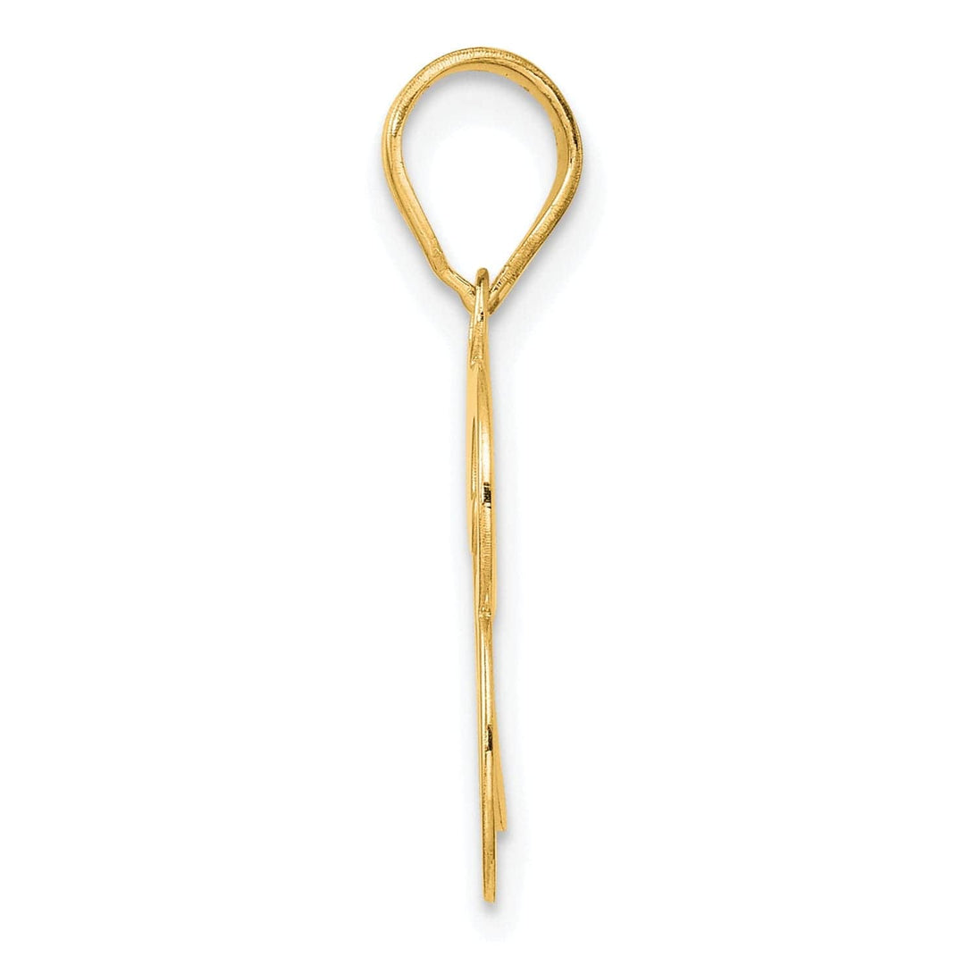Lovely Rita's Pendants & Charms 14k Yellow Gold Polished Finish Number 93 Charm Pendant