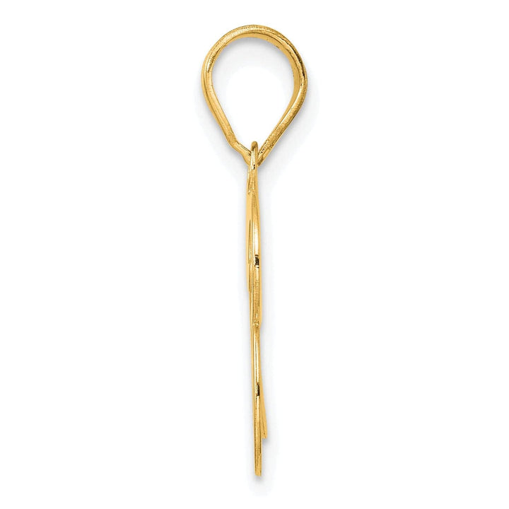 Lovely Rita's Pendants & Charms 14k Yellow Gold Polished Finish Number 93 Charm Pendant
