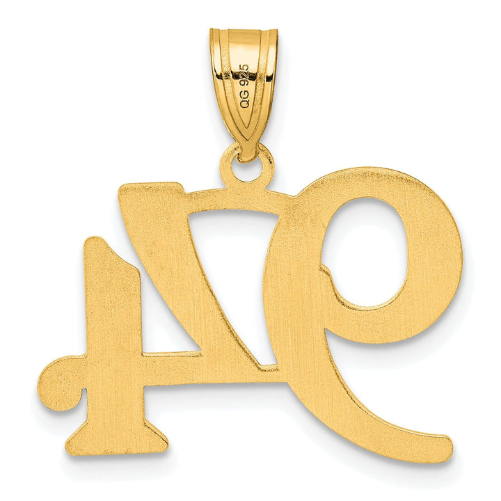 Lovely Rita's Pendants & Charms 14k Yellow Gold Polished Finish Number 94 Charm Pendant