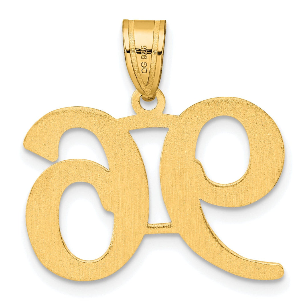 Lovely Rita's Pendants & Charms 14k Yellow Gold Polished Finish Number 96 Charm Pendant