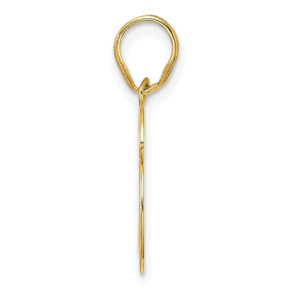 Lovely Rita's Pendants & Charms 14k Yellow Gold Polished Finish Number 96 Charm Pendant