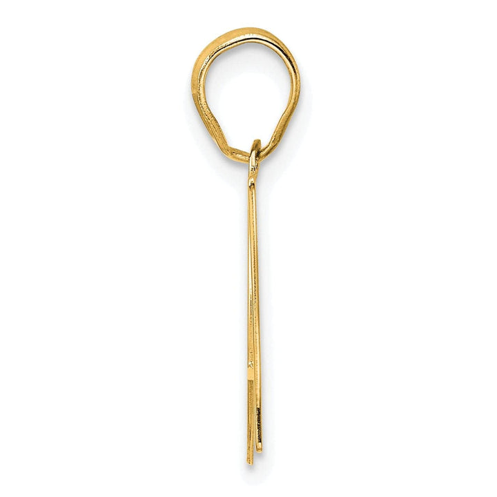 Lovely Rita's Pendants & Charms 14k Yellow Gold Polished Finish Number 97 Charm Pendant