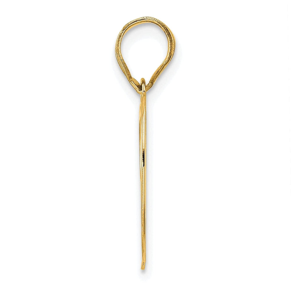 Lovely Rita's Pendants & Charms 14k Yellow Gold Polished Finish Number 99 Charm Pendant