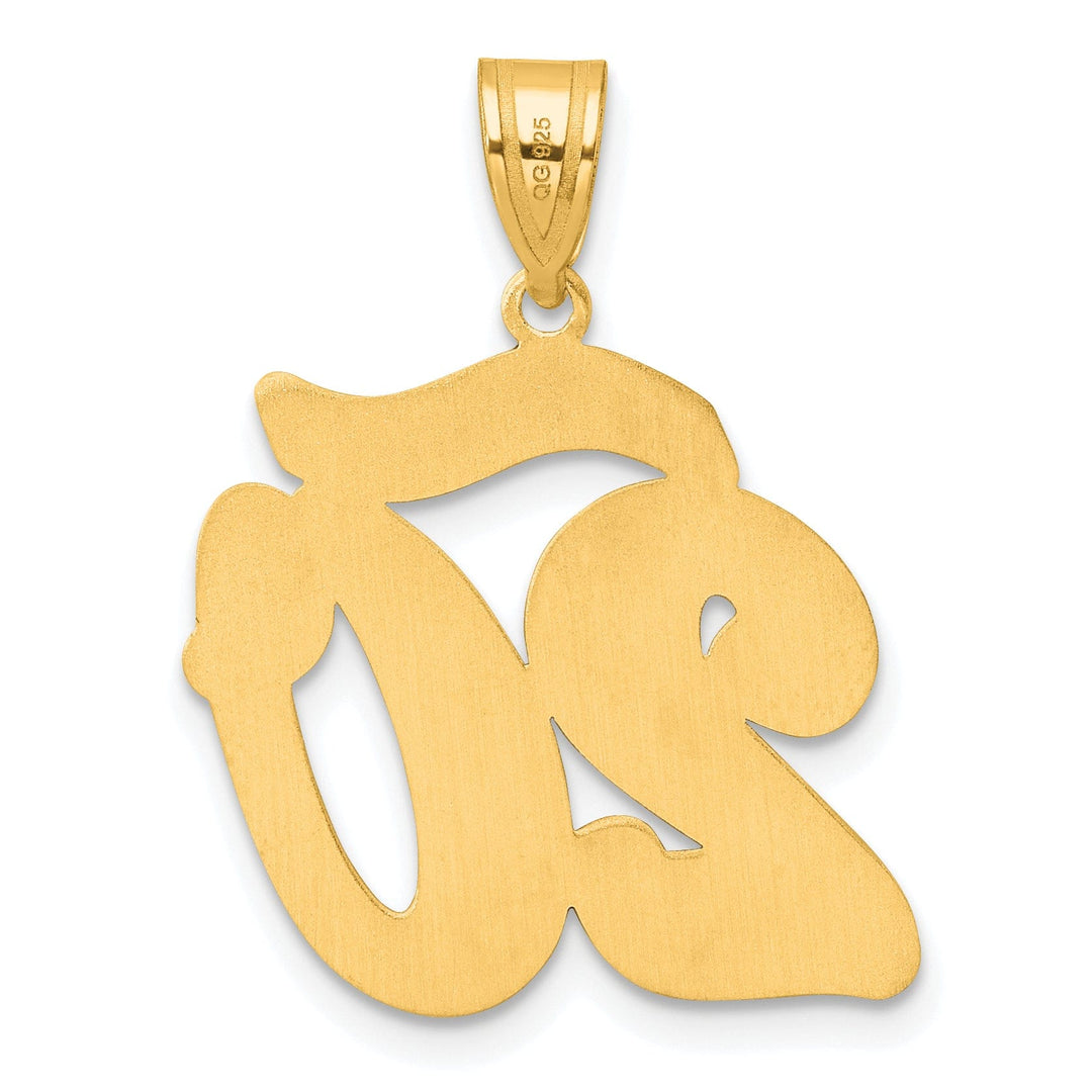 Lovely Rita's Pendants & Charms 14k Yellow Gold Polished Finish Script Design Number 20 Charm Pendant