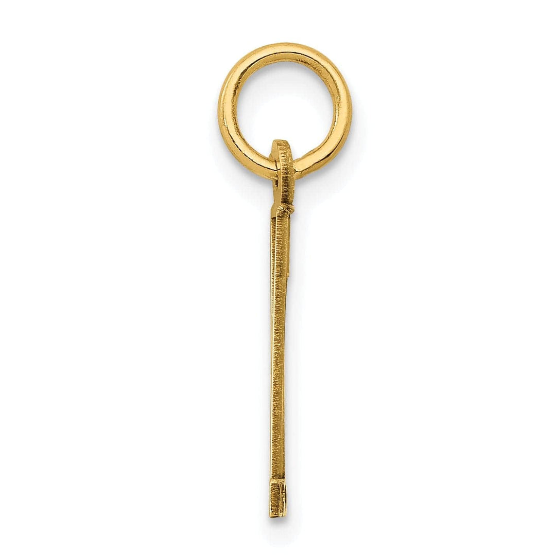Lovely Rita's Pendants & Charms 14K Yellow Gold Polished Finish Small Size Elongated Shape Number 11 Charm Pendant