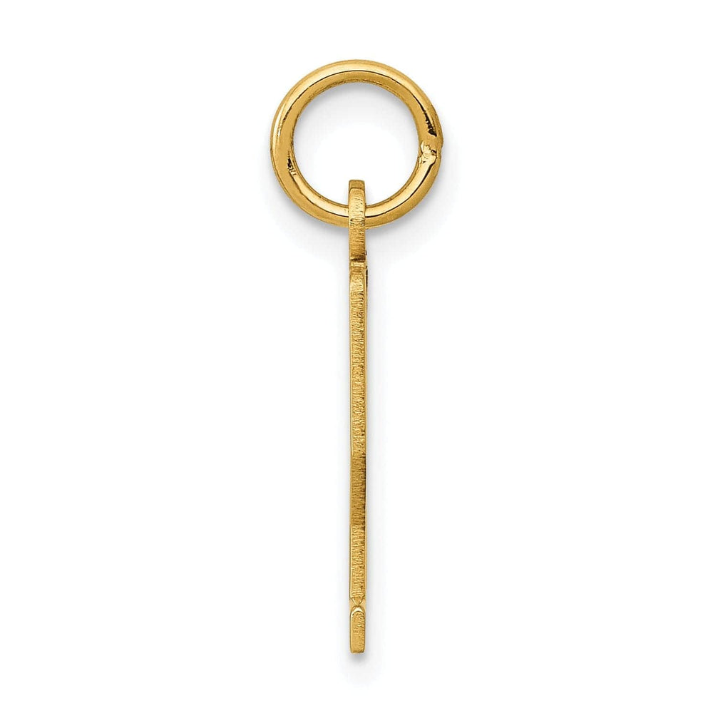 Lovely Rita's Pendants & Charms 14K Yellow Gold Polished Finish Small Size Elongated Shape Number 22 Charm Pendant