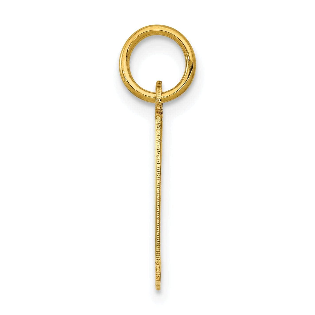 Lovely Rita's Pendants & Charms 14K Yellow Gold Polished Finish Small Size Elongated Shape Number 31 Charm Pendant