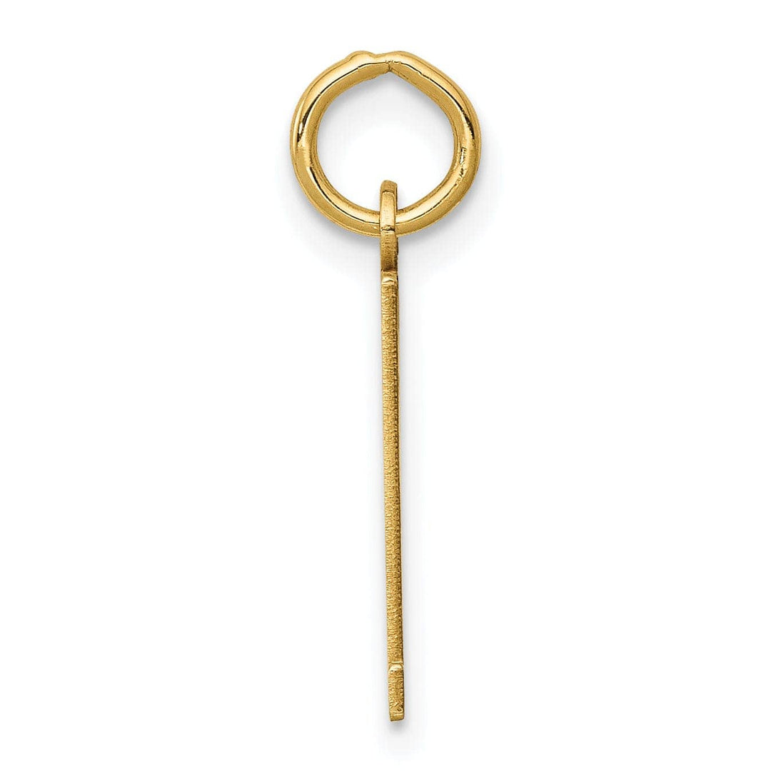Lovely Rita's Pendants & Charms 14K Yellow Gold Polished Finish Small Size Elongated Shape Number 41 Charm Pendant