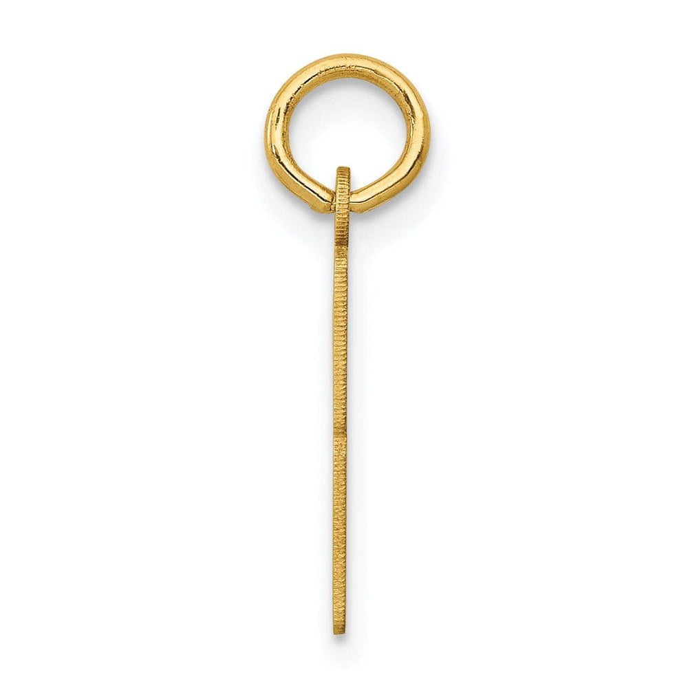 Lovely Rita's Pendants & Charms 14K Yellow Gold Polished Finish Small Size Elongated Shape Number 83 Charm Pendant