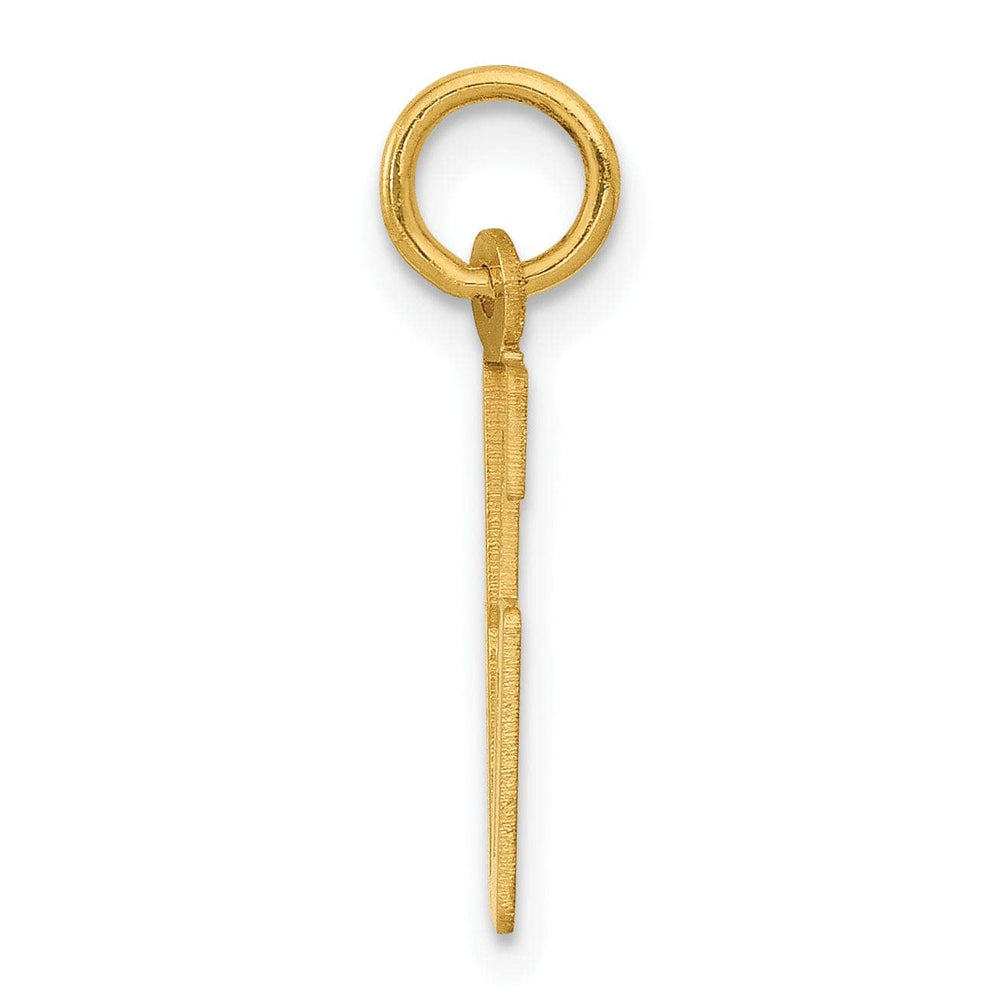 Lovely Rita's Pendants & Charms 14K Yellow Gold Polished Finish Small Size Elongated Shape Number 86 Charm Pendant