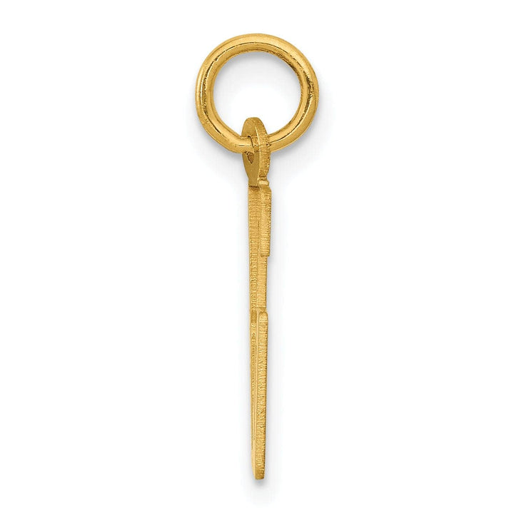 Lovely Rita's Pendants & Charms 14K Yellow Gold Polished Finish Small Size Elongated Shape Number 86 Charm Pendant