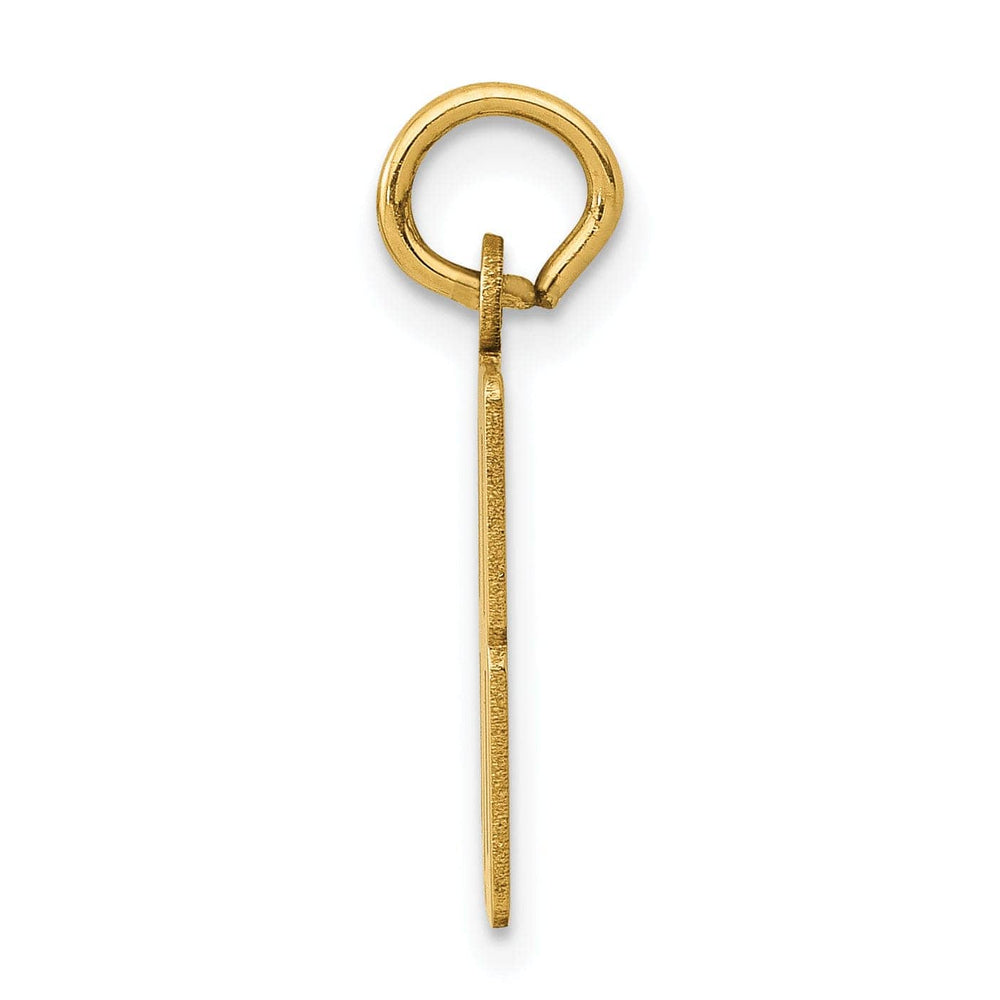 Lovely Rita's Pendants & Charms 14K Yellow Gold Polished Finish Small Size Elongated Shape Number 88 Charm Pendant