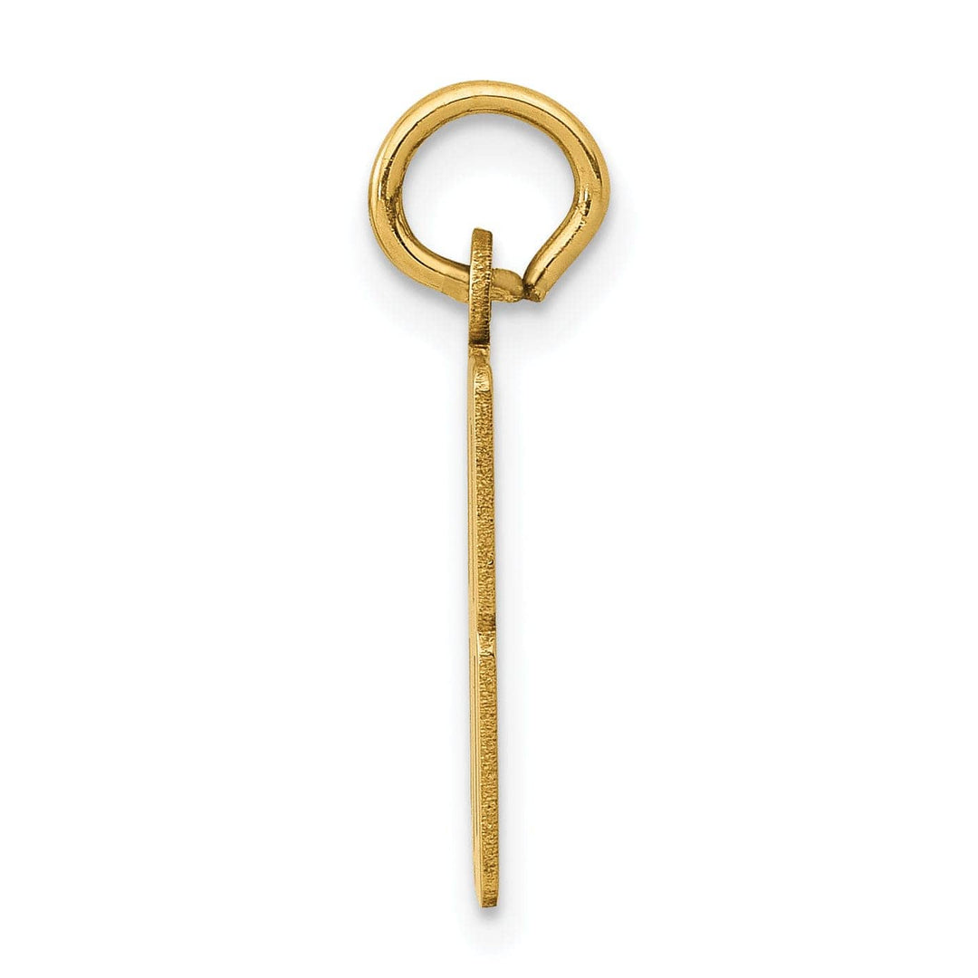 Lovely Rita's Pendants & Charms 14K Yellow Gold Polished Finish Small Size Elongated Shape Number 88 Charm Pendant