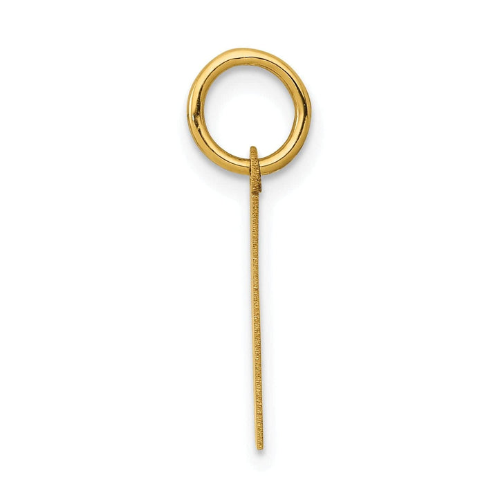 Lovely Rita's Pendants & Charms 14k Yellow Gold Polished Finish Small Size Number 1 Charm Pendant