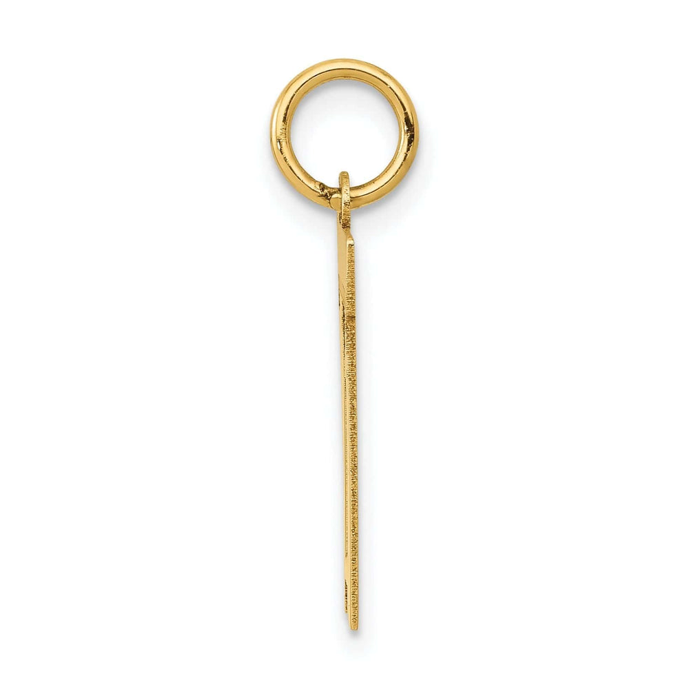 Lovely Rita's Pendants & Charms 14k Yellow Gold Polished Finish Small Size Number 11 Charm Pendant