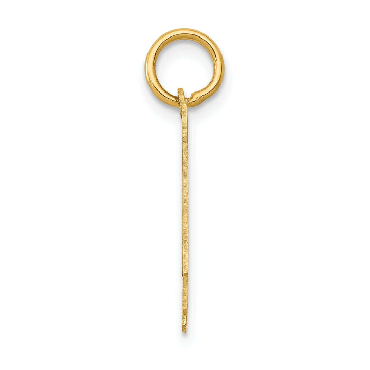 Lovely Rita's Pendants & Charms 14k Yellow Gold Polished Finish Small Size Number 14 Charm Pendant