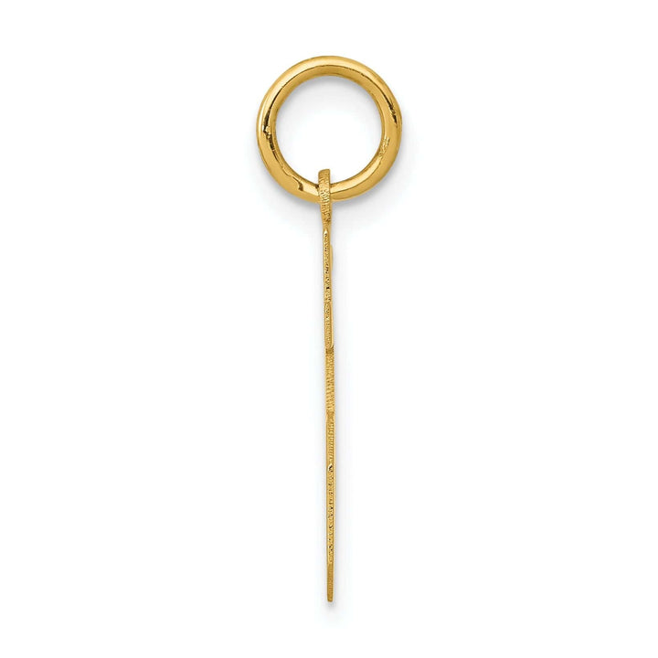 Lovely Rita's Pendants & Charms 14k Yellow Gold Polished Finish Small Size Number 15 Charm Pendant
