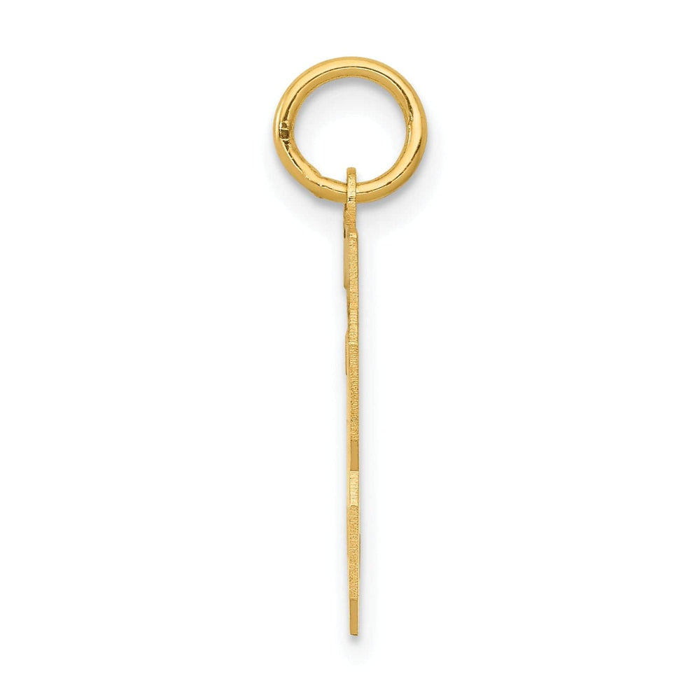 Lovely Rita's Pendants & Charms 14k Yellow Gold Polished Finish Small Size Number 33 Charm Pendant
