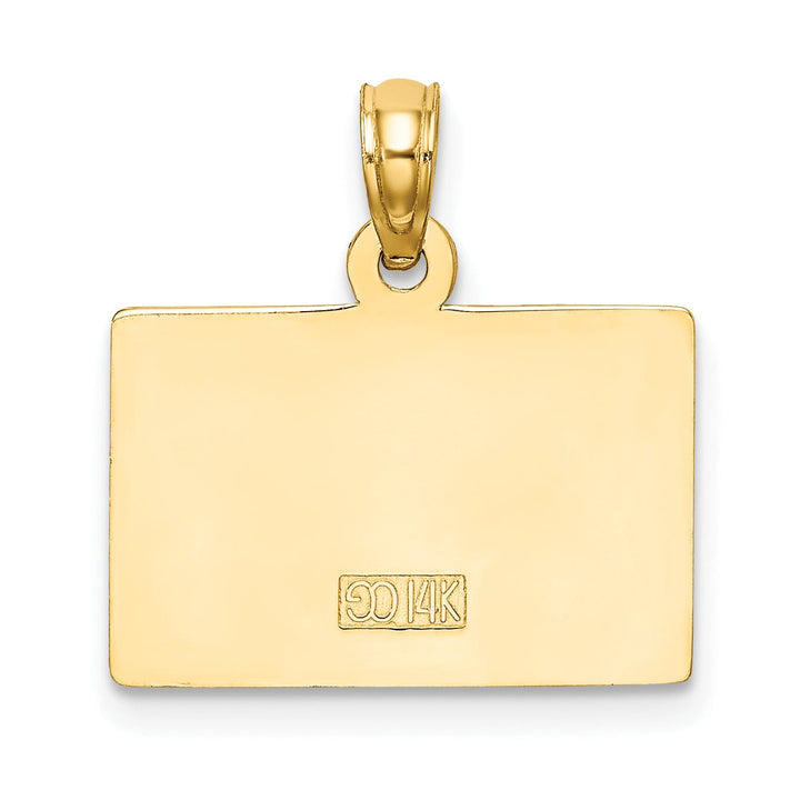 Lovely Rita's Pendants & Charms 14k Yellow Gold Polished Finish Solid 3-Dimensional Hair Stylist Dyer Blower Charm Pendant