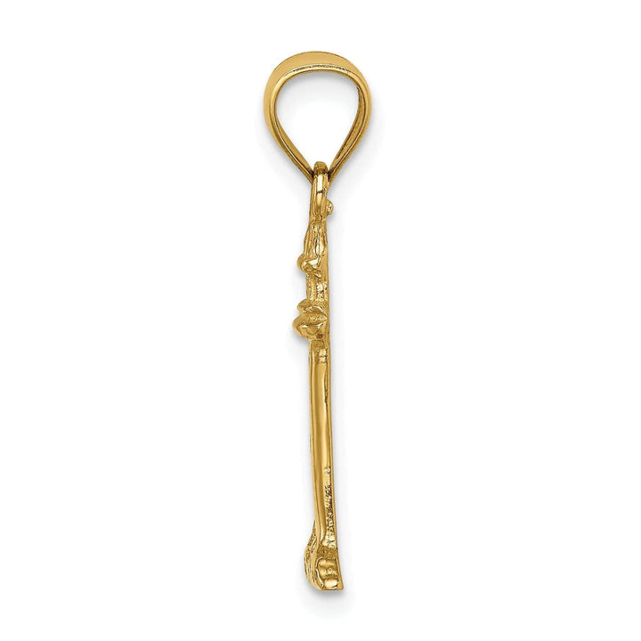 Lovely Rita's Pendants & Charms 14K Yellow Gold Polished Finish Solid Lighthouse Charm Pendant