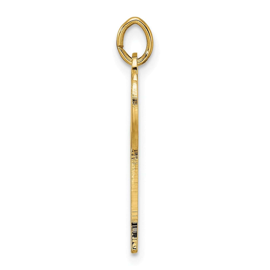 Lovely Rita's Pendants & Charms 14K Yellow Gold Polished Finish Unisex Chai Symbol Design Pendant