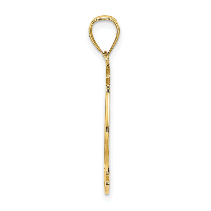 Lovely Rita's Pendants & Charms 14k Yellow Gold Polished Finish VFD MEMBER in Shield Charm Pendant