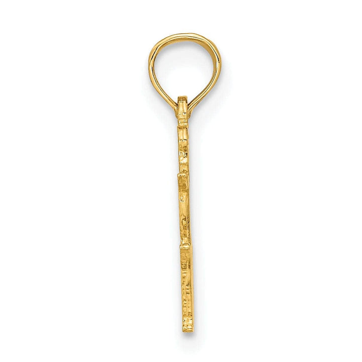 Lovely Rita's Pendants & Charms 14K Yellow Gold Polished Finish Zodiac VIRGO Charm Pendant