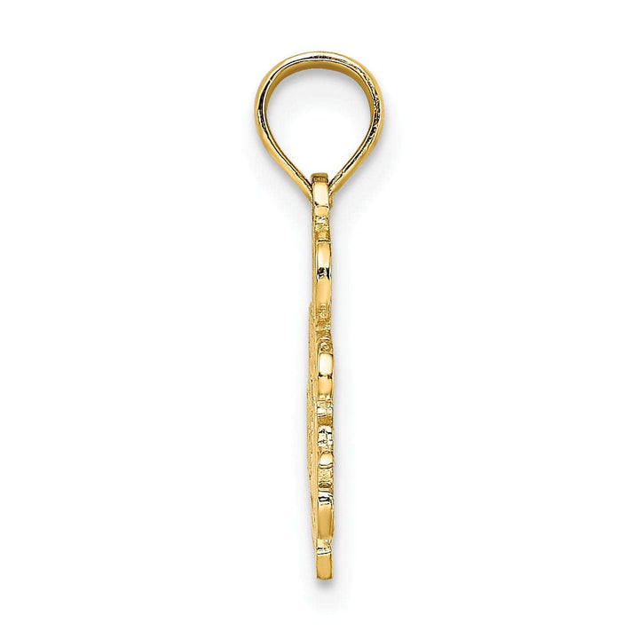 Lovely Rita's Pendants & Charms 14K Yellow Gold  Polished Finished  I'D RATHER BE SAILING Charm Pendant