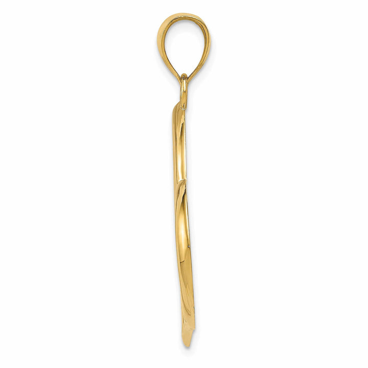 Lovely Rita's Pendants & Charms 14k Yellow Gold Polished Heart Pendant