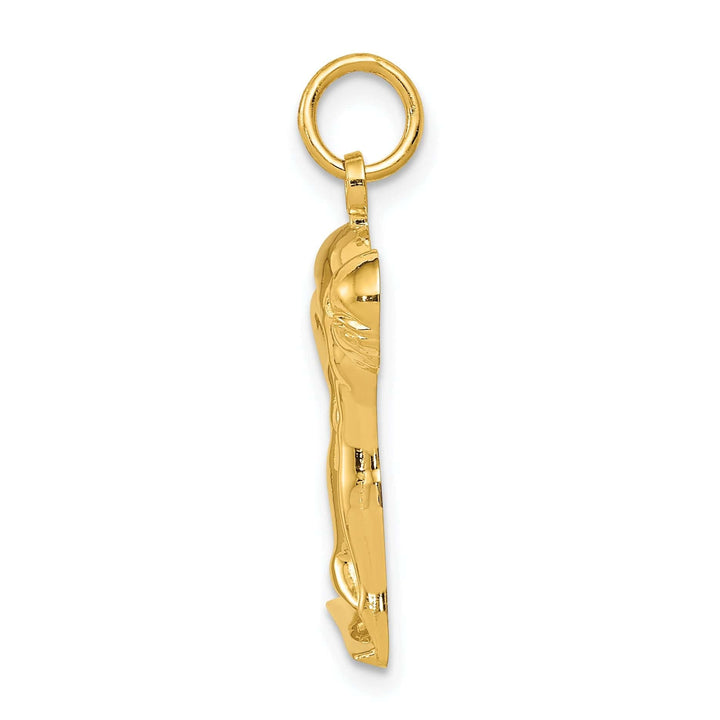 Lovely Rita's Pendants & Charms 14K Yellow Gold Polished Men's Swimmer/Diver Charm Pendant