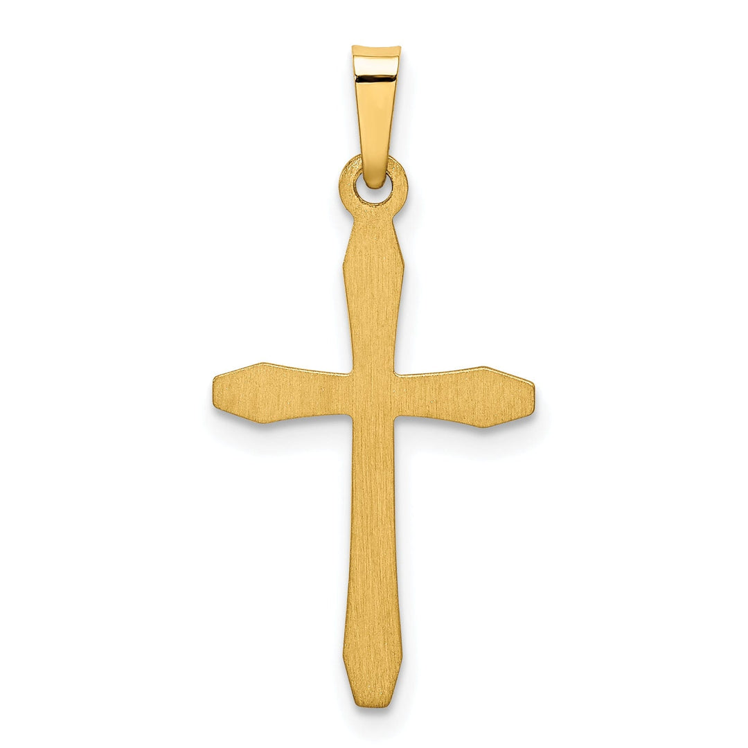 Lovely Rita's Pendants & Charms 14k Yellow Gold Polished Passion Cross Pendant