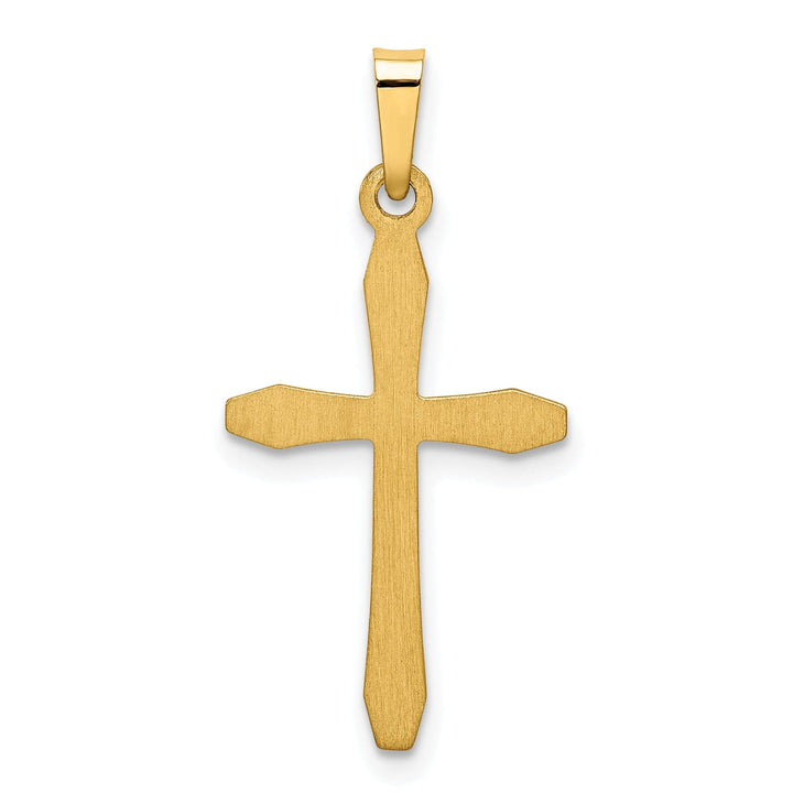 Lovely Rita's Pendants & Charms 14k Yellow Gold Polished Passion Cross Pendant