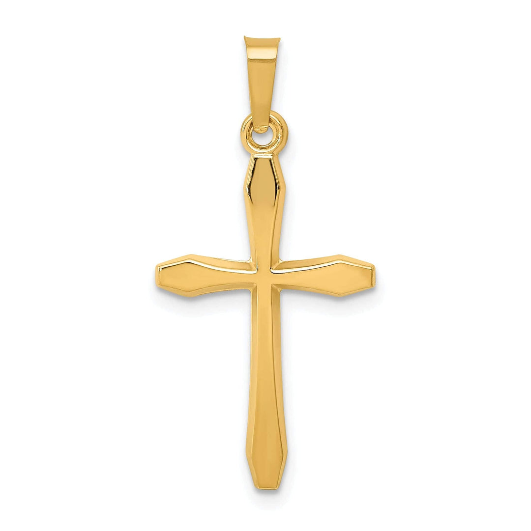 Lovely Rita's Pendants & Charms 14k Yellow Gold Polished Passion Cross Pendant