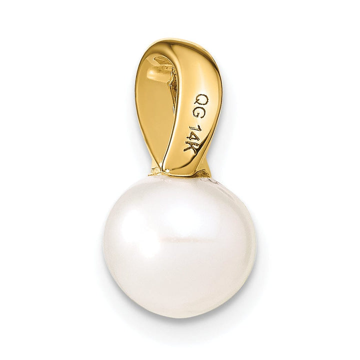 Lovely Rita's Pendants & Charms 14k Yellow Gold Polished Pearl Pendant