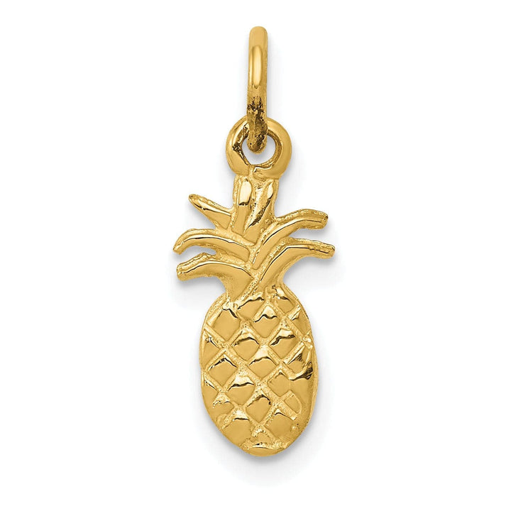 Lovely Rita's Pendants & Charms 14k Yellow Gold Polished Pineapple Pendant