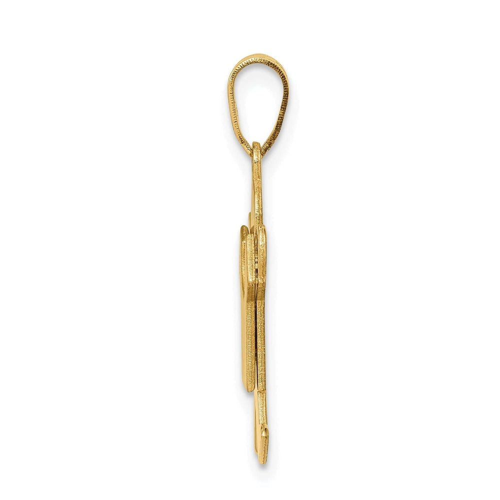 Lovely Rita's Pendants & Charms 14k Yellow Gold Polished Solid Joy Boy Charm