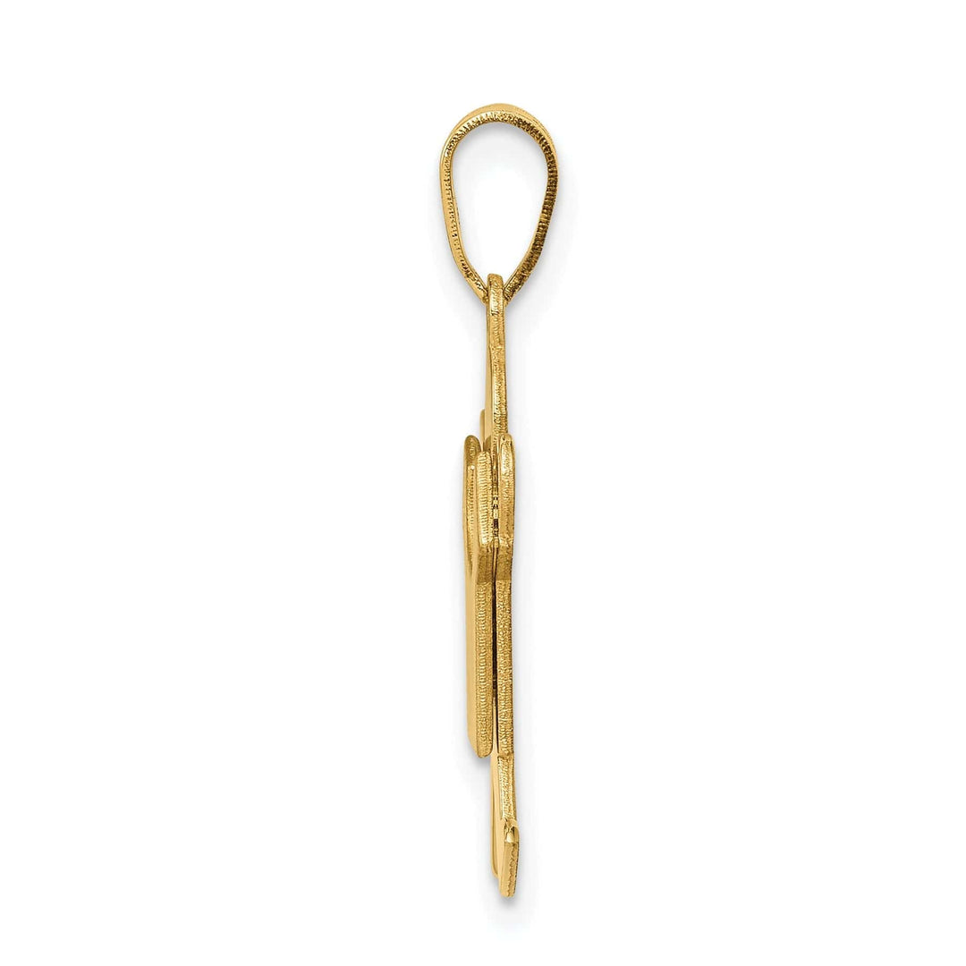 Lovely Rita's Pendants & Charms 14k Yellow Gold Polished Solid Joy Boy Charm