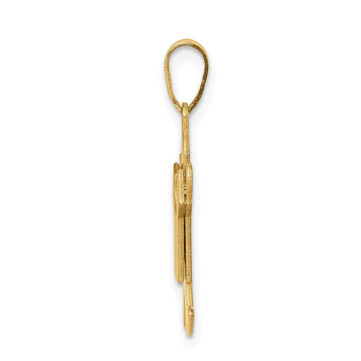 Lovely Rita's Pendants & Charms 14k Yellow Gold Polished Solid Joy Boy Charm