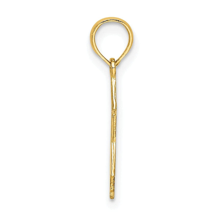 Lovely Rita's Pendants & Charms 14K Yellow Gold Polished Texture Finish Star Of David Pendant