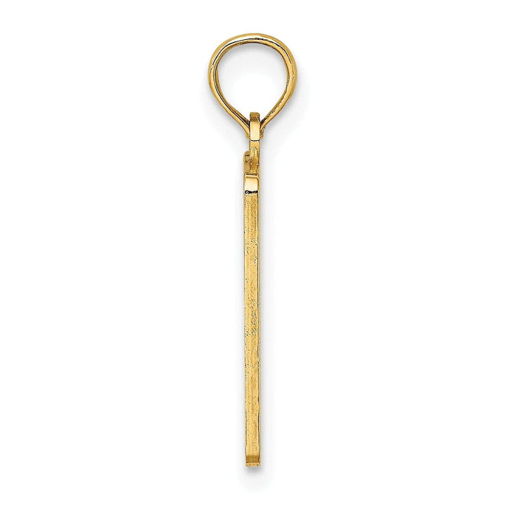 Lovely Rita's Pendants & Charms 14k Yellow Gold Polished Textured Finish 0 EXIT CAPE MAY Marker Charm Pendant